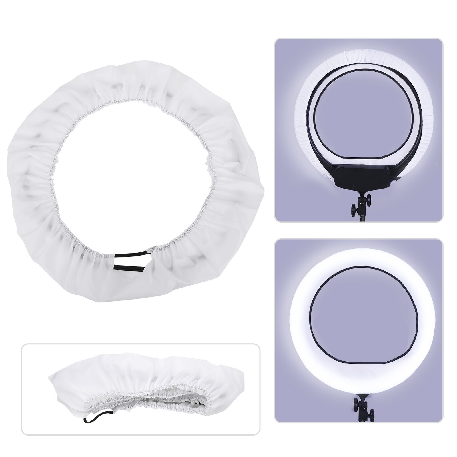 LED Ring Light Softbox Diffuser Collapsible Photography Video Light Softbox
