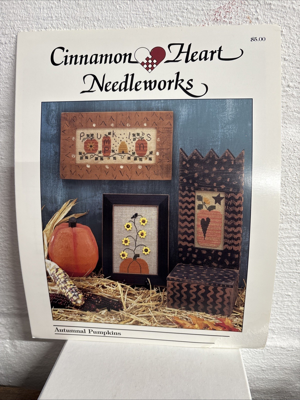 Cinnamon Heart Needleworks Cross Stitch Leaflet AUTUMNAL PUMPKINS Needlework