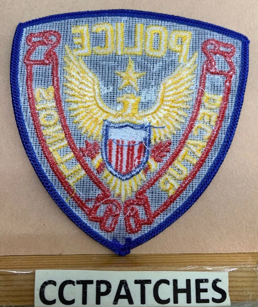 DECATUR, ILLINOIS POLICE STOCK EAGLE SHOULDER PATCH IL