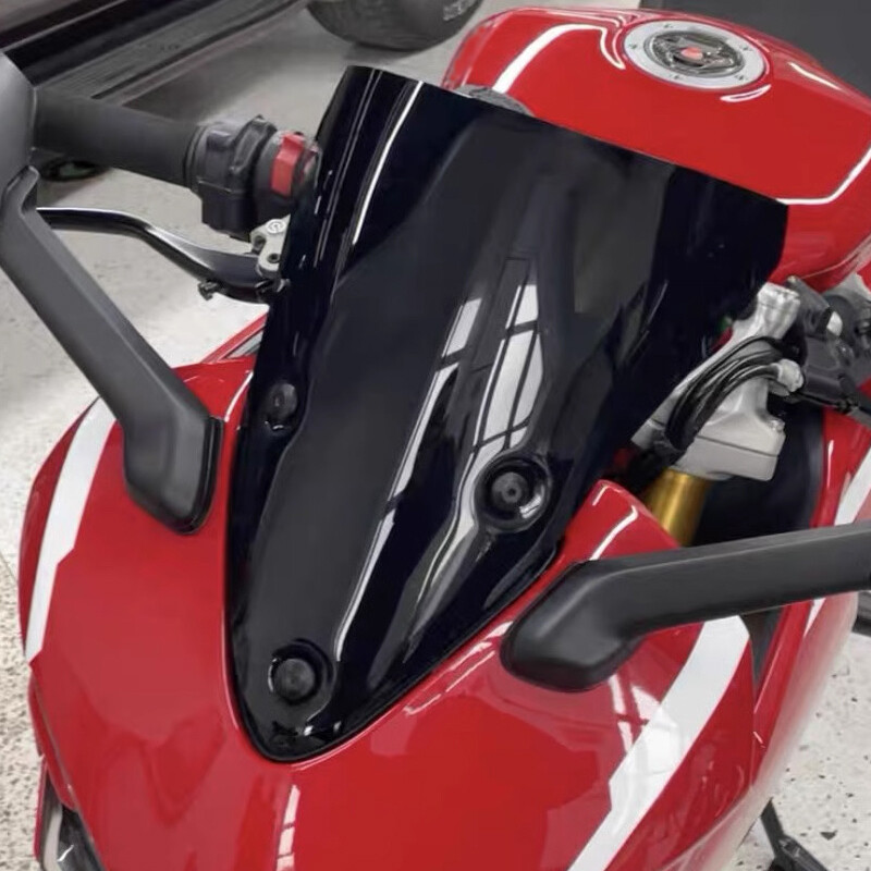 Black Windscreen Windshield Wind Deflector For DUCATI Supersport 939 950 S 17-22