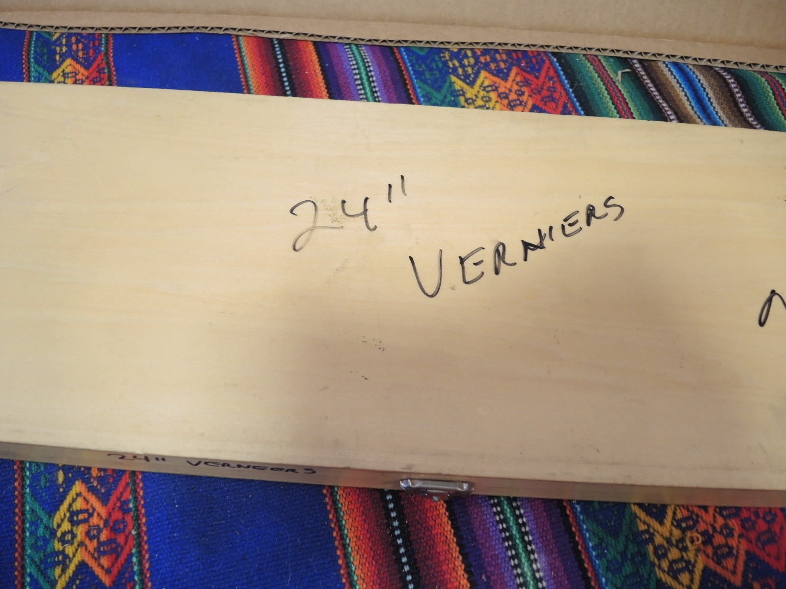 Vintage Shars 24” Vernier Caliper w/ Wood Case