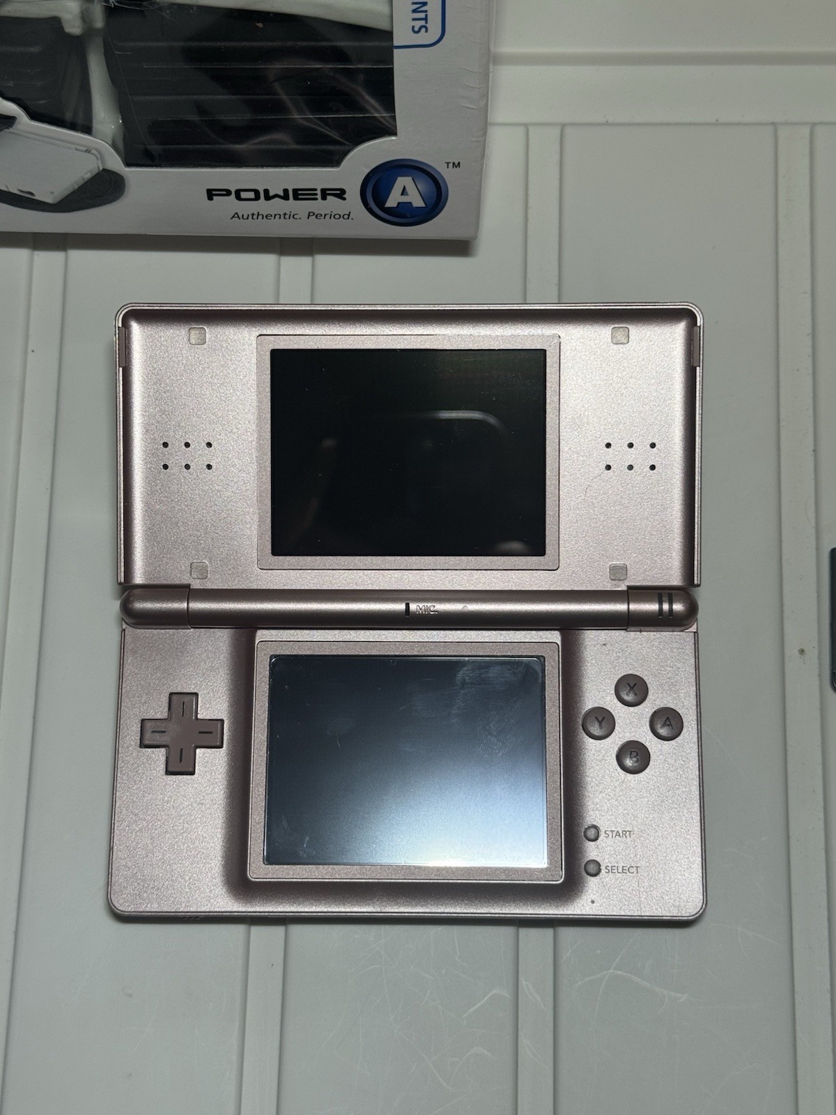 Nintendo DS Lite Console LOT - DS Starter Kit and SUPER MARIO (TESTED) MINT