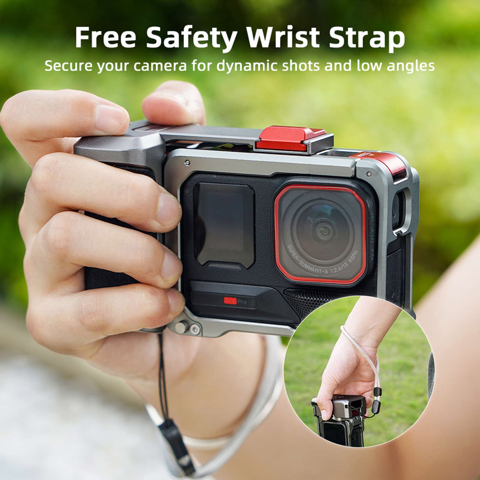 For Insta360 Ace Pro 2 Camera Aluminum Handheld Case Cover Durable Material