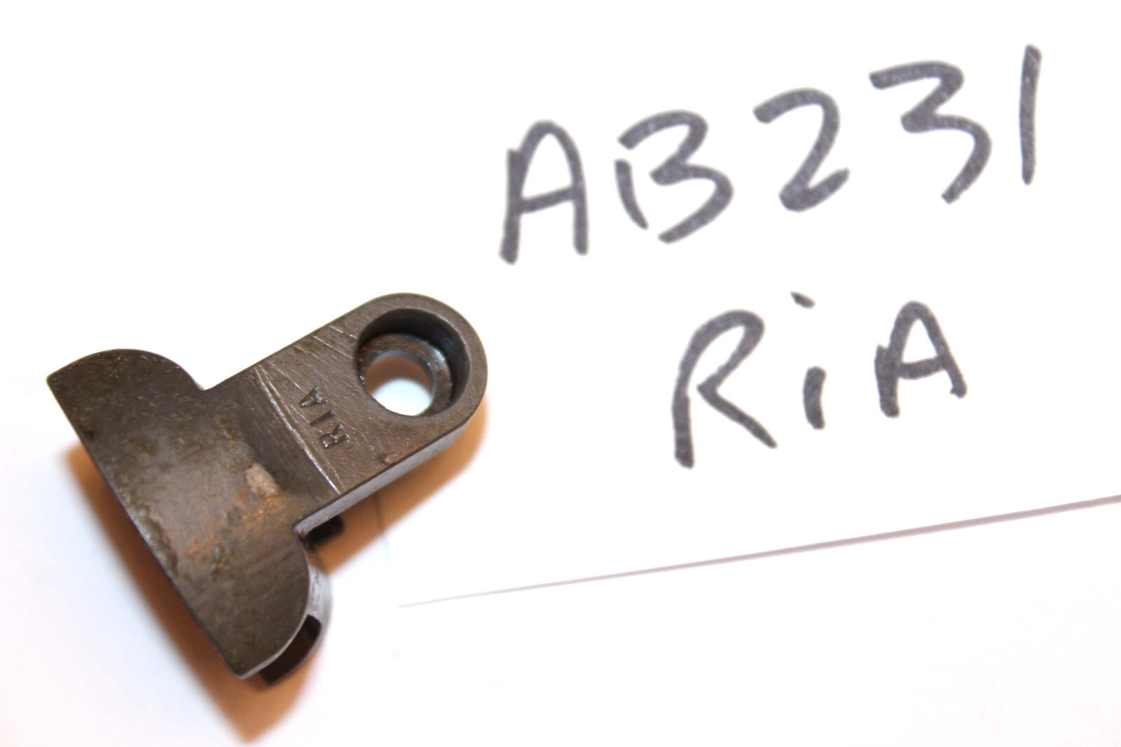 M1 Carbine Recoil Plate, Marked " RIA ", Original USGI - AB231