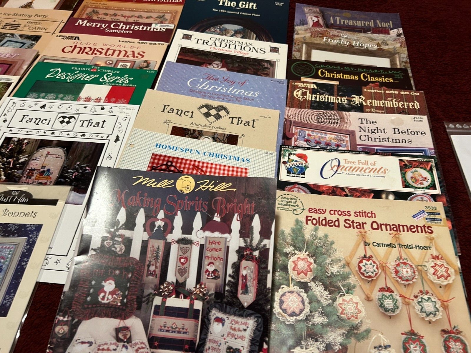 Various Cross Stitch Leaflets Christmas, Holidays, and Winter U-PICK Some OOP