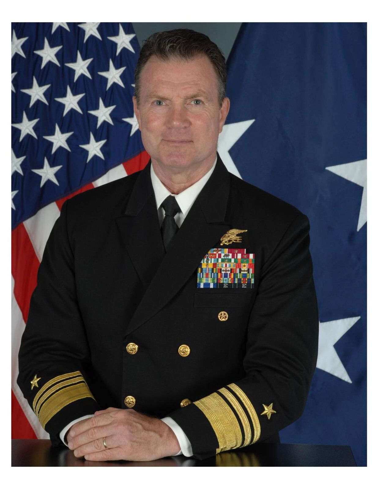 United States Navy Admiral Colin J. Kilrain 8x10 Photo On 8.5" x 11"