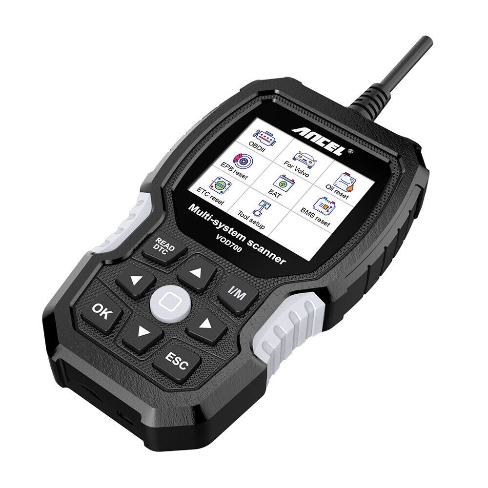 ANCEL VOD700 Fit For Volvo OBD2 Scanner Code Reader Full System Diagnostic Tool