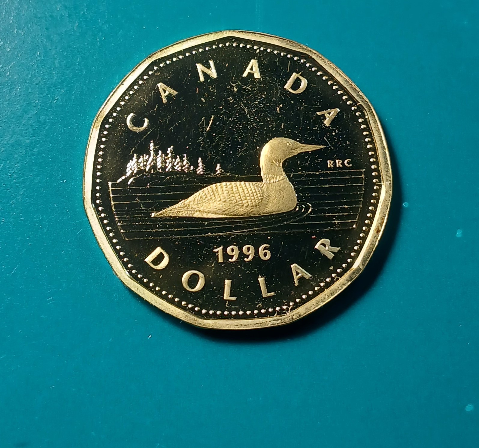 1995 CANADA Loon $1  PF ULTRA CAMEO Proof Loonie