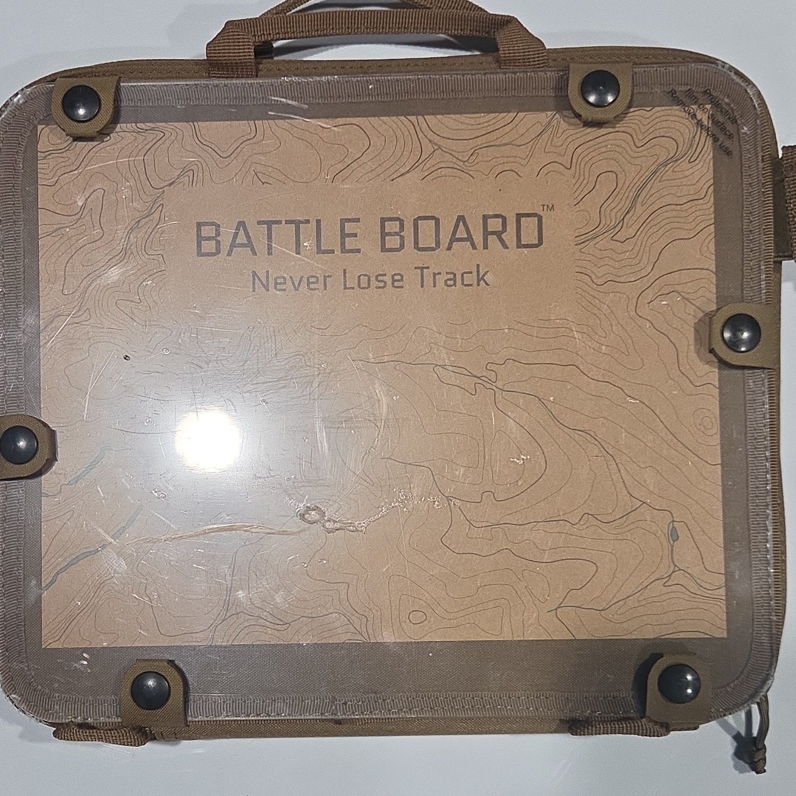Battle Board Tactical Organizer Map Case Tan Military Outdoor Travel Field Gear