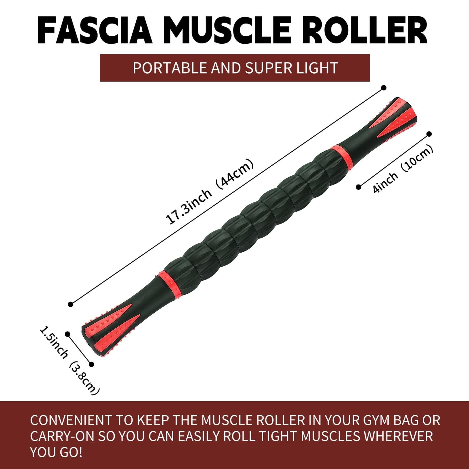 Massage Roller Stick,Muscle Roller Stick for Athletes, Liposuction Massage Ro...