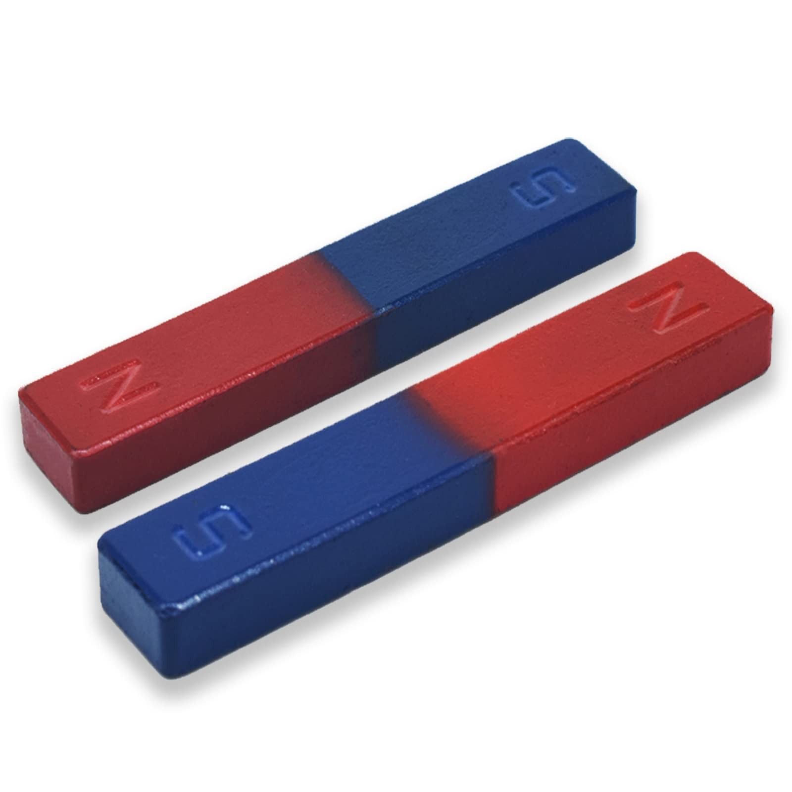 2 Pack Bar Magnets for Science Experiments North South Educational Magnet