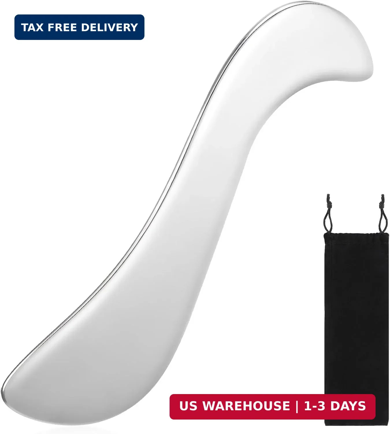 Stainless Steel Gua Sha Muscle Scraper Tool, Metal Muscle Scraping Tools