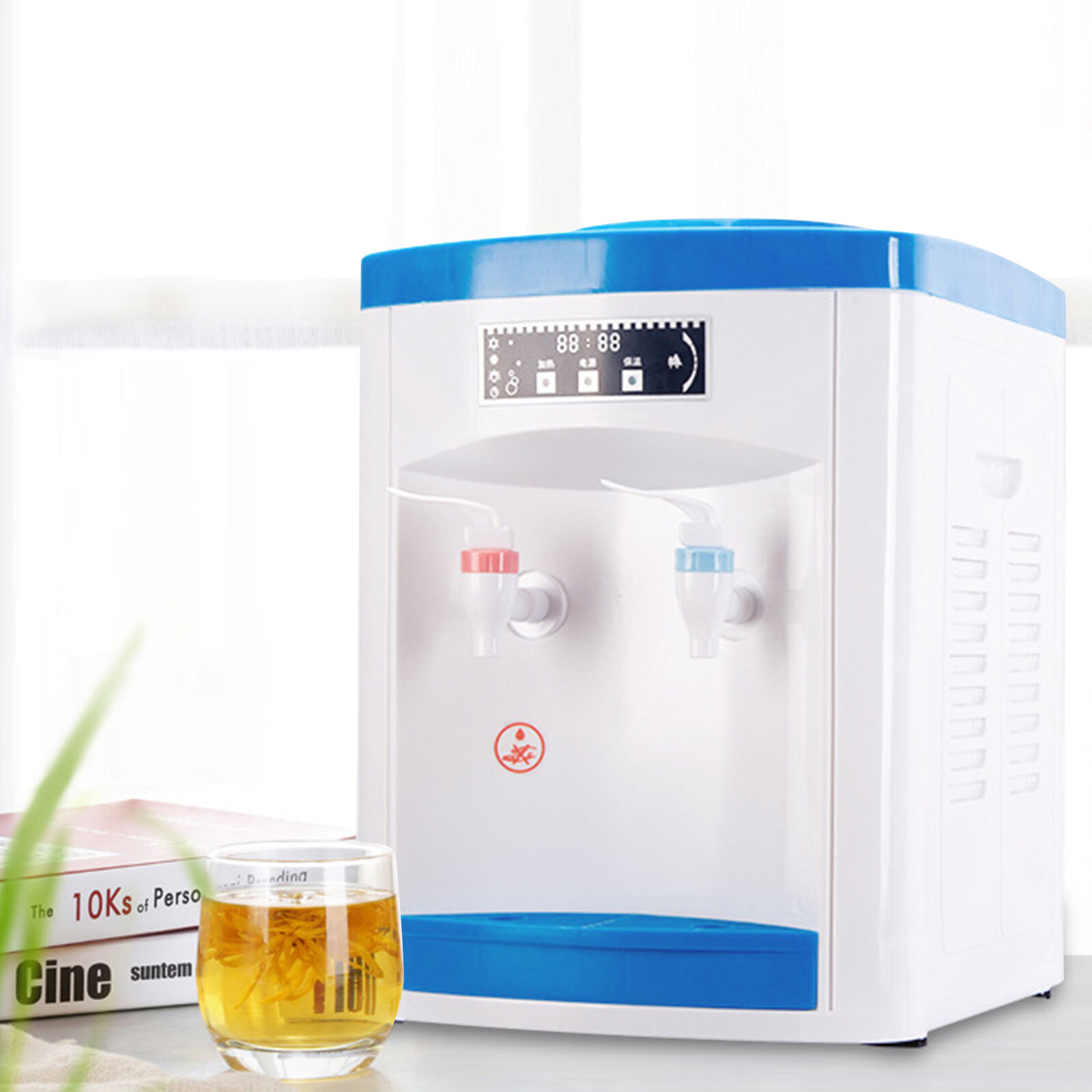 5 Gallon Cold + Hot Water Cooler Dispenser Freestanding Top Loading Detachable!