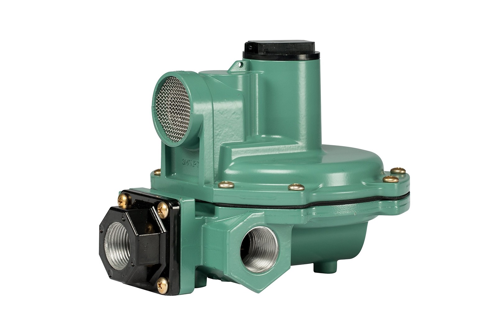 R642-DFF 2nd Stage Regulator, Side Outlet, 9-13" W.C Spring, 3/4" x 3/4" NPT