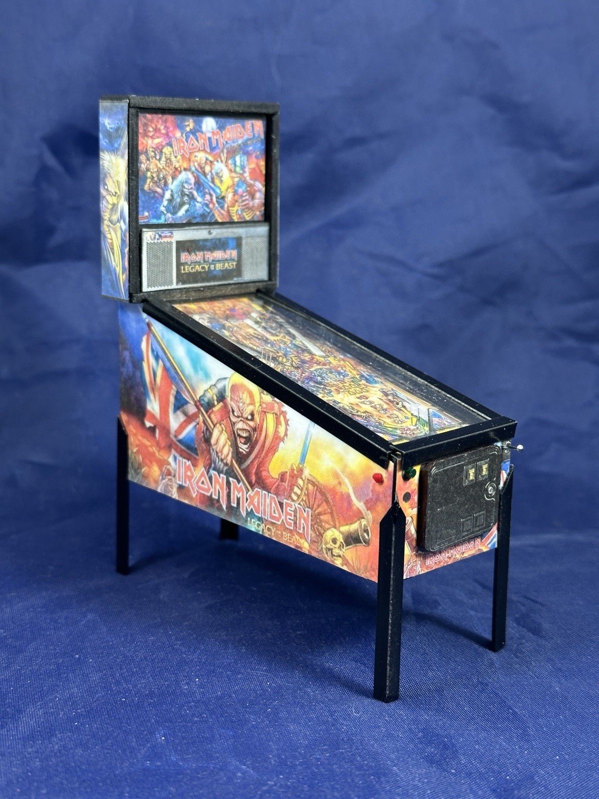 Custom Mini Arcade Machine Model (1:18 Scale): Stern Iron Maiden Pinball