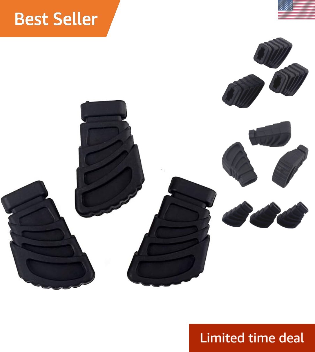 Rubber Feet Replacement for Cymbal Stands - 3Pcs Set, Black Quality Material