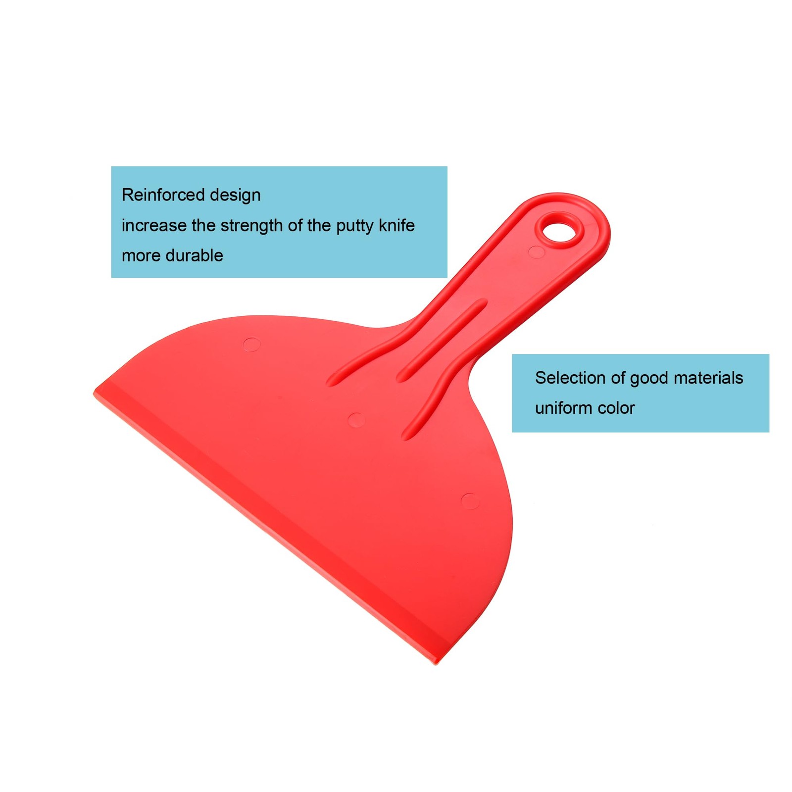 3 Pcs Putty Knife,Flexible Plastic Paint Scraper Tool for...