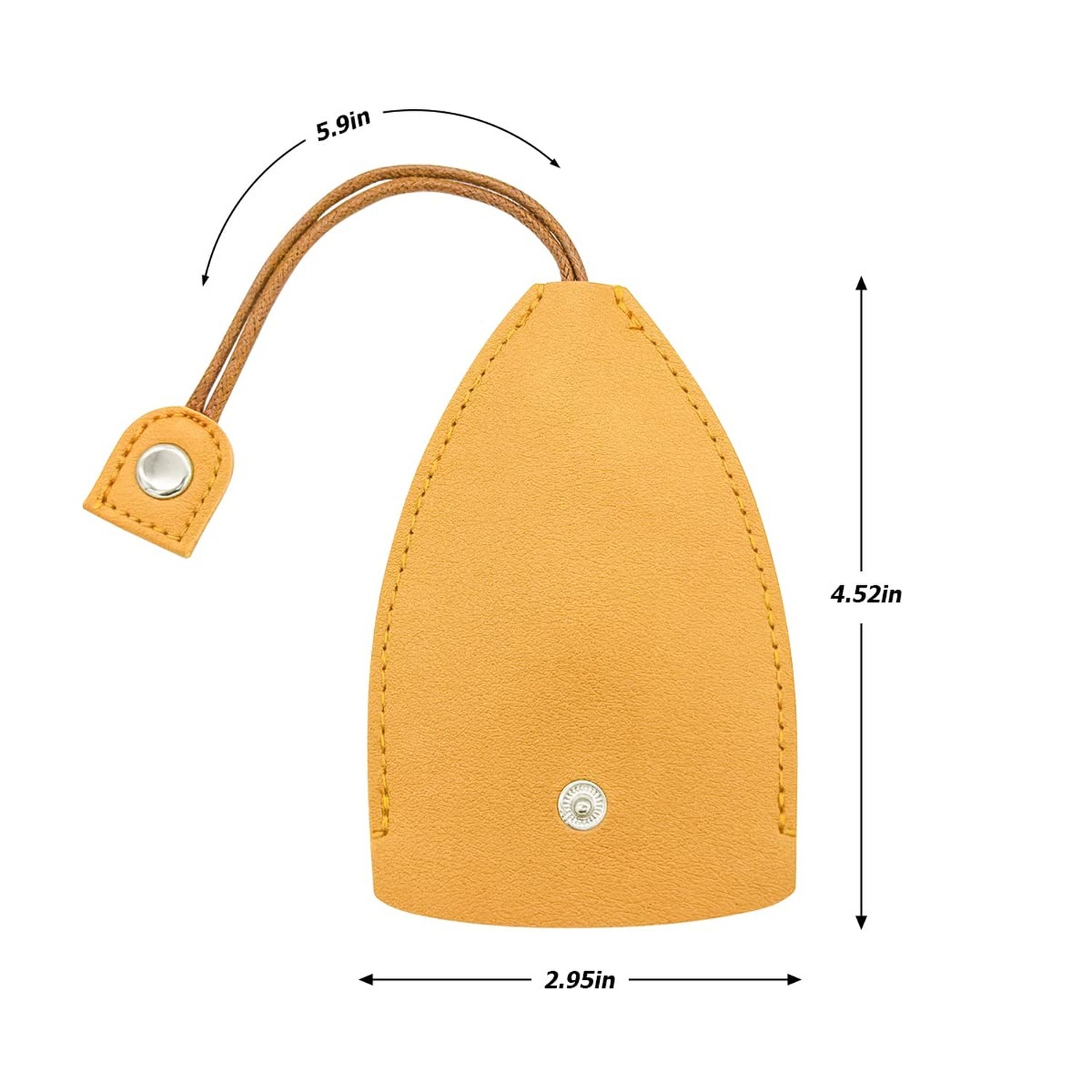 Car Key Case, 2PCS Creative Pull-Out Key Sleeve Keychain Bags, PU Leather Lar...