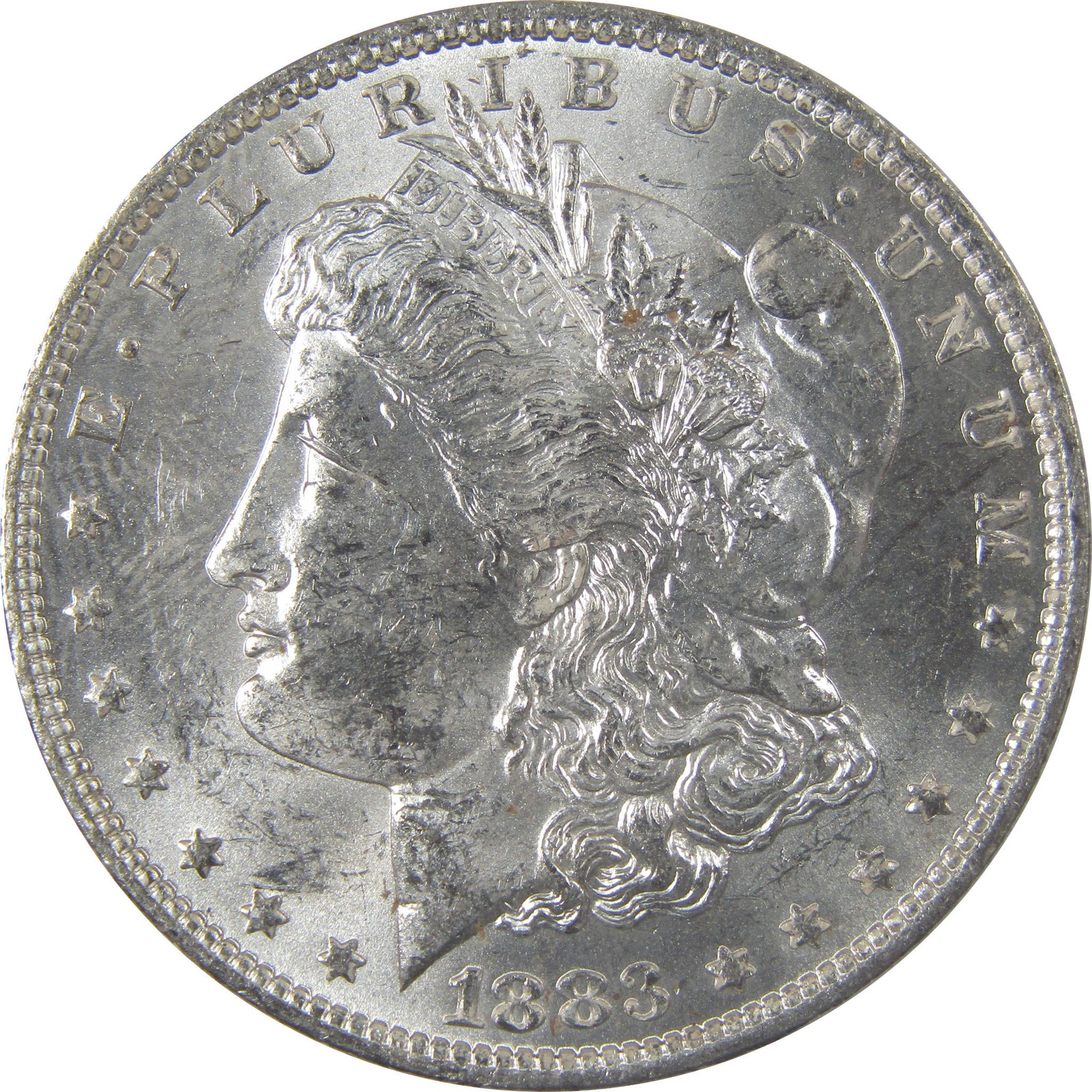 1883 O Morgan Silver Dollar Uncirculated Mint State Toned SKU:I24862