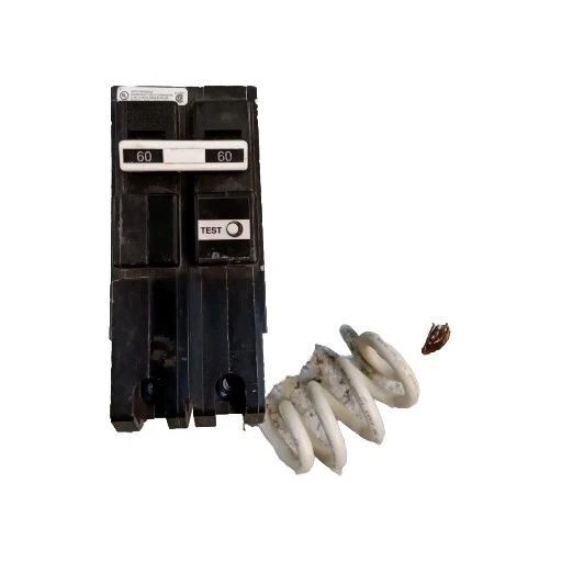 GE THQL2160GFT 60 Amp 2 Pole 120/240V Mini Circuit Breaker