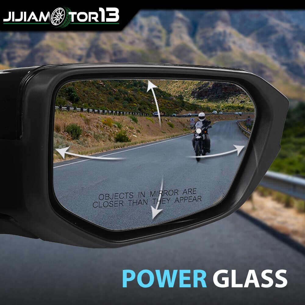 Fit For 16-21 Honda Civic LX DX Passenger Side Power Manual Folding Power Mirror