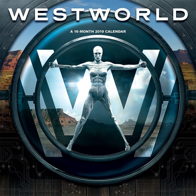 Westworld TV Series 16 Month 2019 Photo Images Wall Calendar NEW SEALED