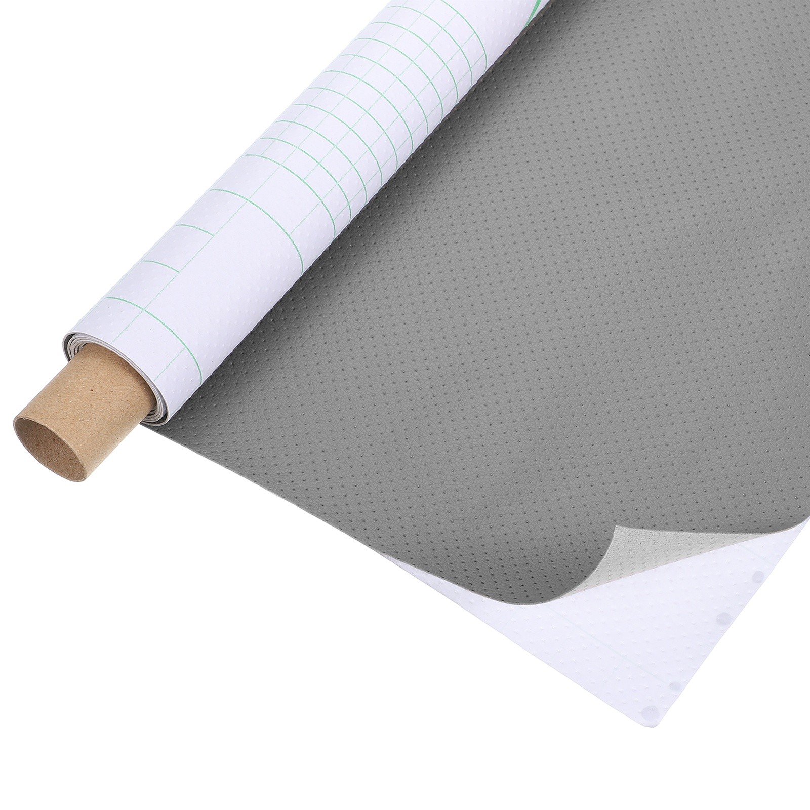 17.72 x 78.74 Inches Leather Repair Patch, Adhesive Repair Patch 1 Pcs (Gray)