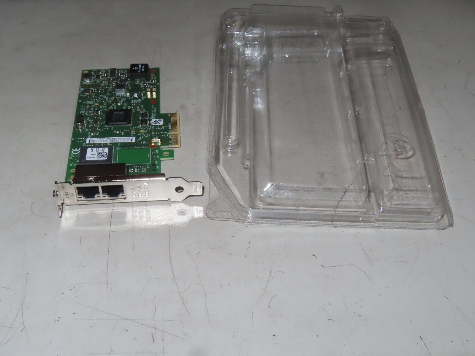 Dell I350 Dual-Port Gigabit Ethernet PCIe x4 Network Card P/N: 08WWC9