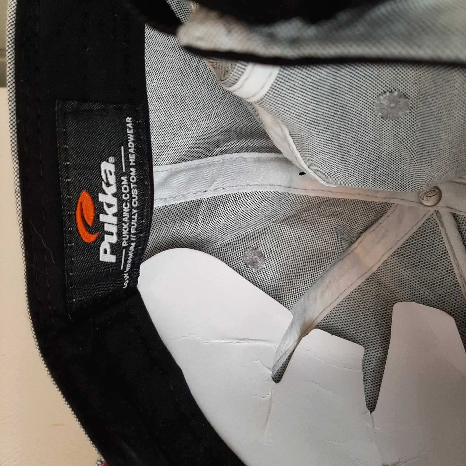 Pukka Golf Hat Mickey Embroidered Adjustable Brand New Gray