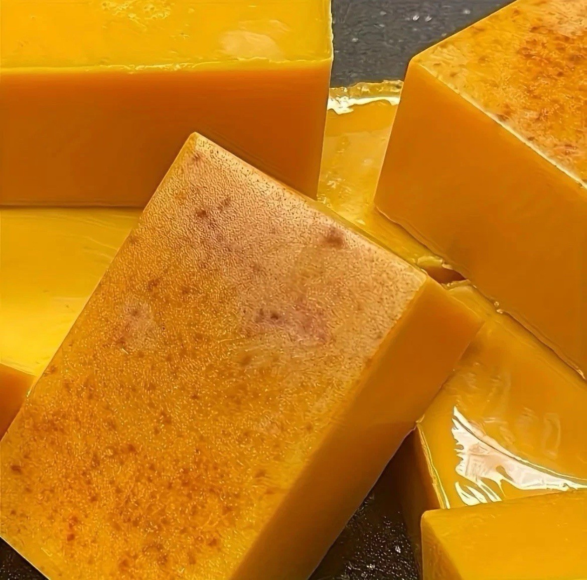 2-Pack Turmeric Glow Soap Bar - Lemon & Kojic Acid, Removing Dark Spots