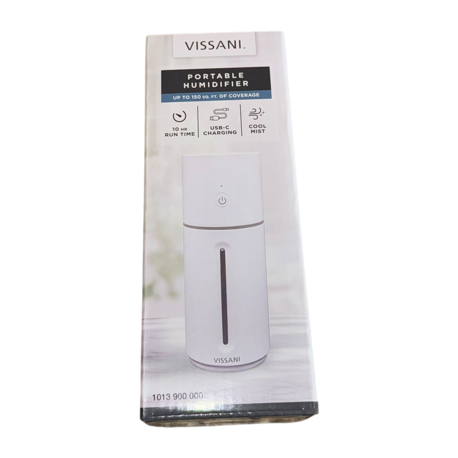 Vissani Portable Humidifier White USB-C Rechargeable Cool Mist Brand New
