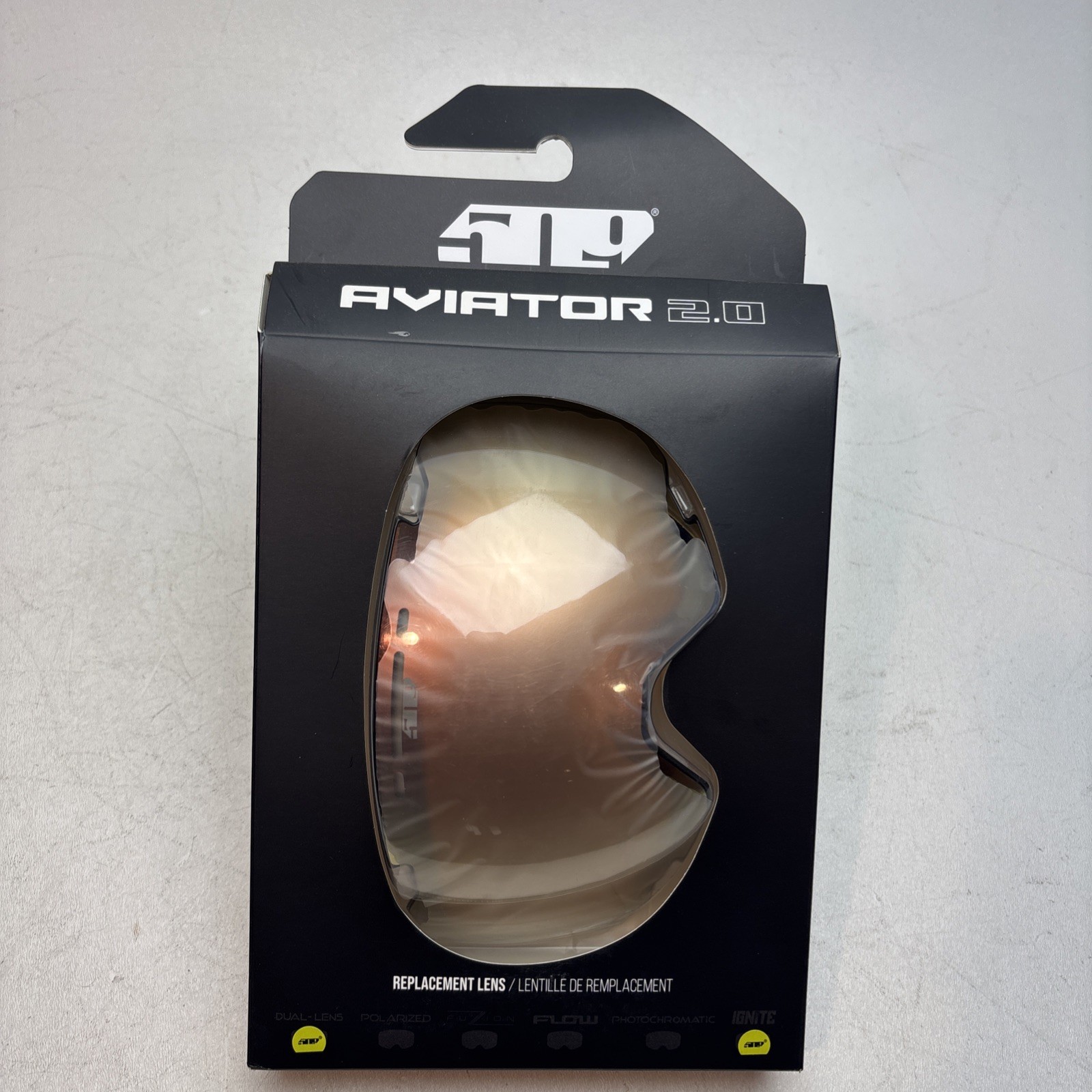 509 Aviator 2.0 Ignite S1 Anti Fog Scratch Fast El Dorado Mirror Sunset Tint