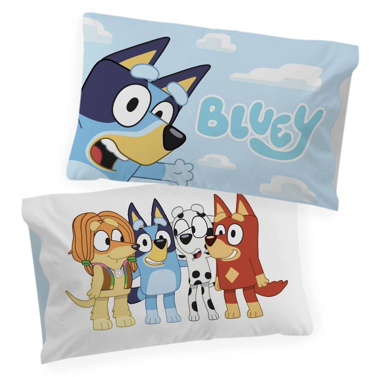 Bluey One Standard Size Reversible Pillowcase Bluey Bingo Multicolor NEW