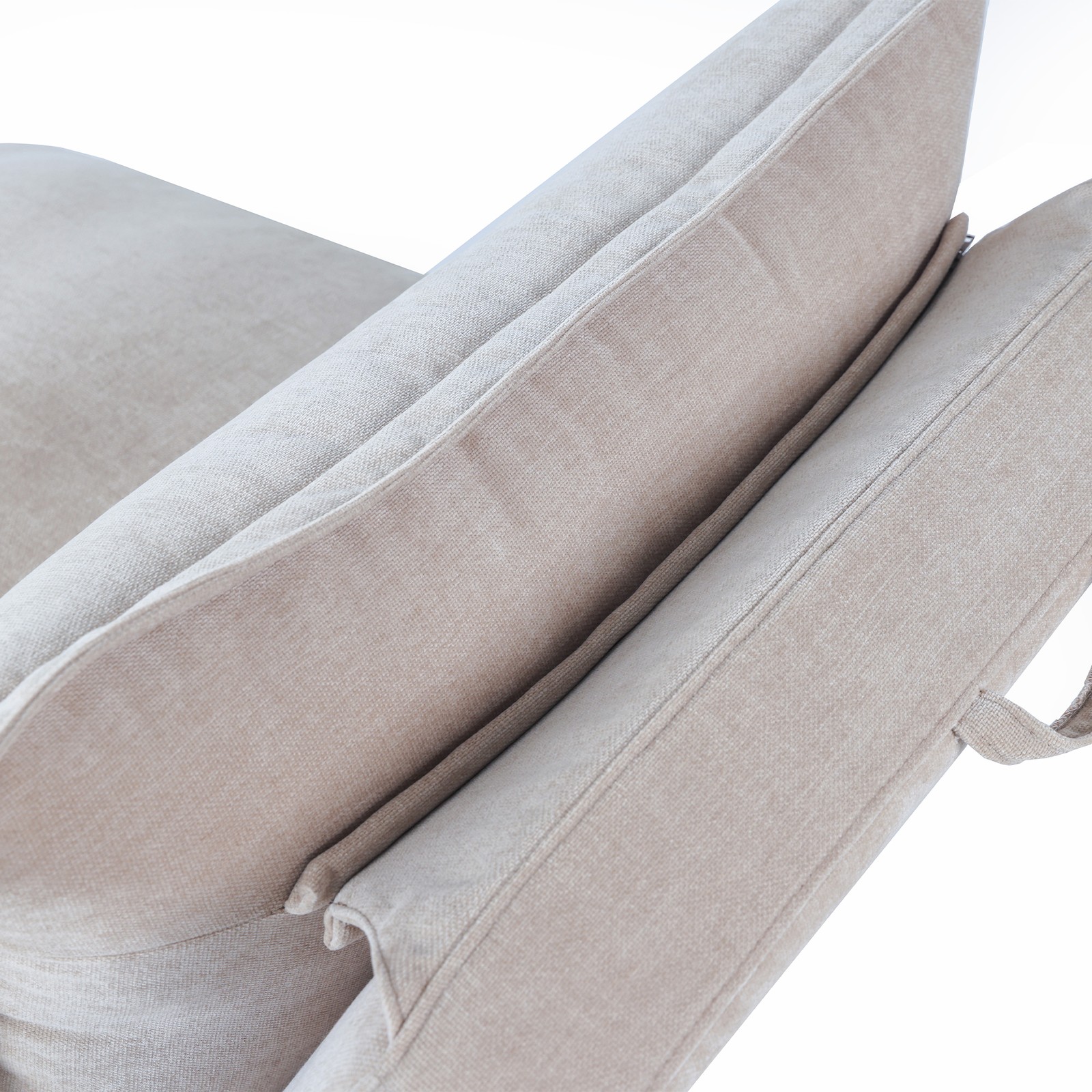 Convertible Flip Chair: Floor SofaBed with Adjustable Backrest andPillows