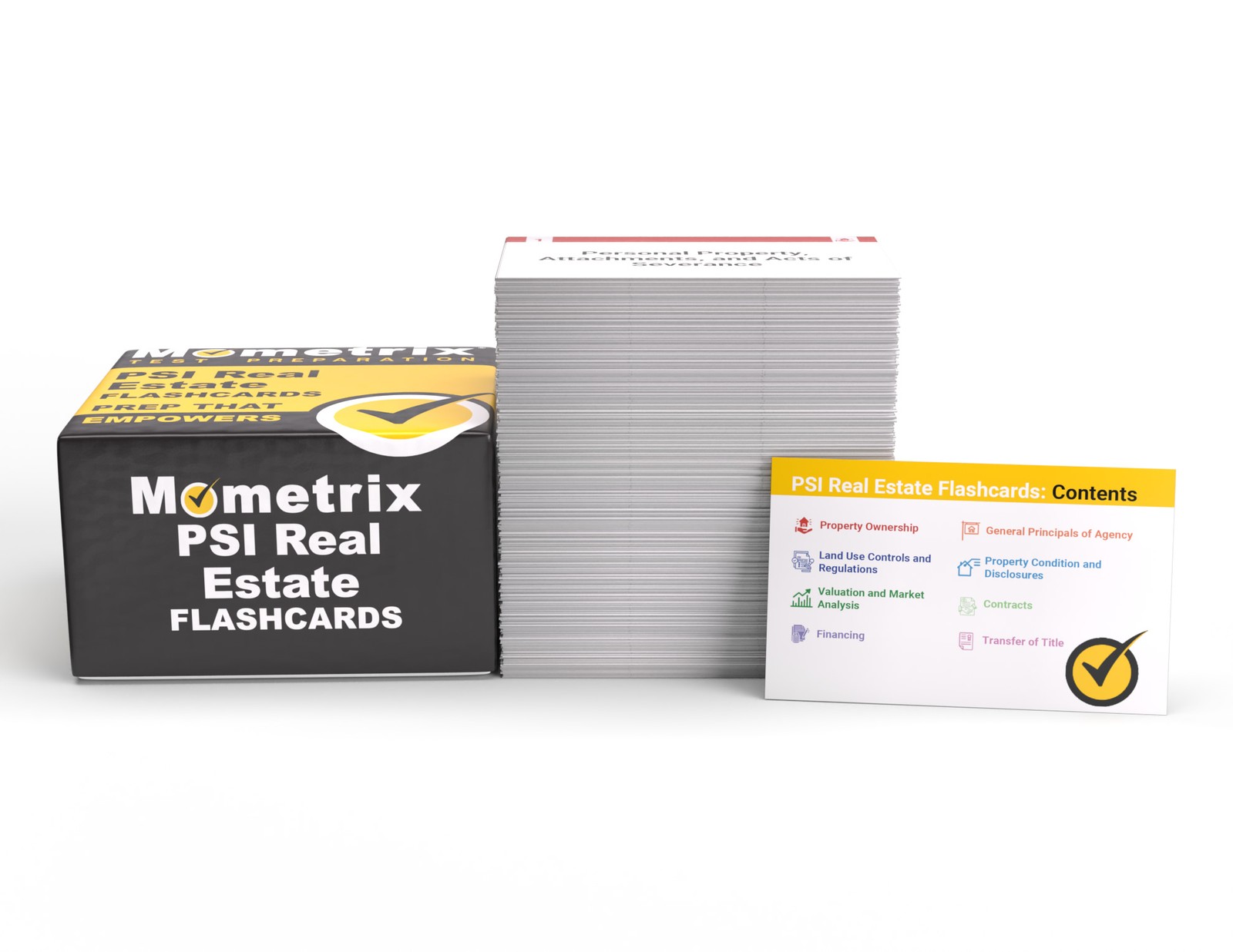 PSI Real Estate Exam Prep Study Cards 2024-2025 (boxed)