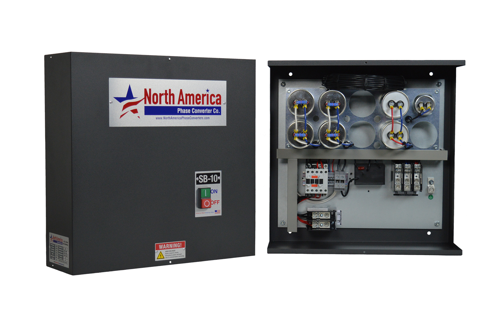 SB-20 Smart-Boost™ 20HP Digital Rotary Phase Converter, Custom Baldor Generator
