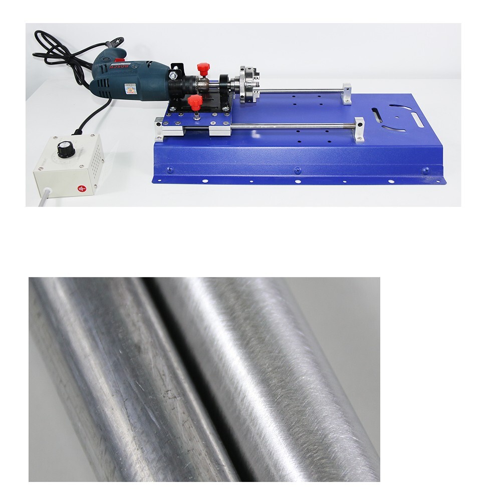 Multifunction Metal Pipe Rod Processing Machine Polishing Derusting Tool