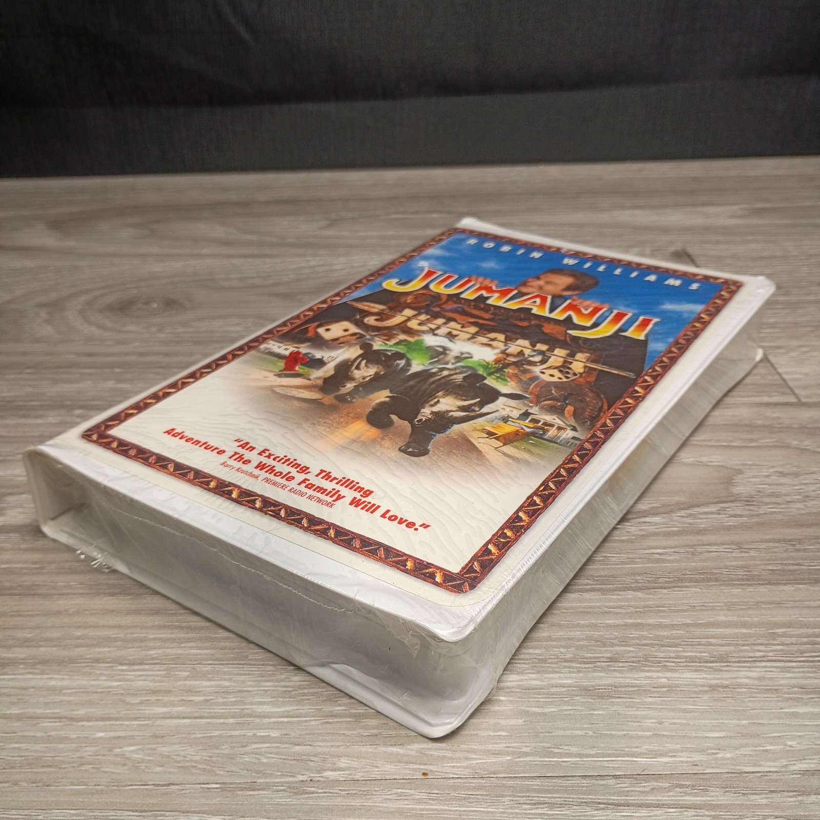 Jumanji VHS, 1996, Sealed Clam Shell Case