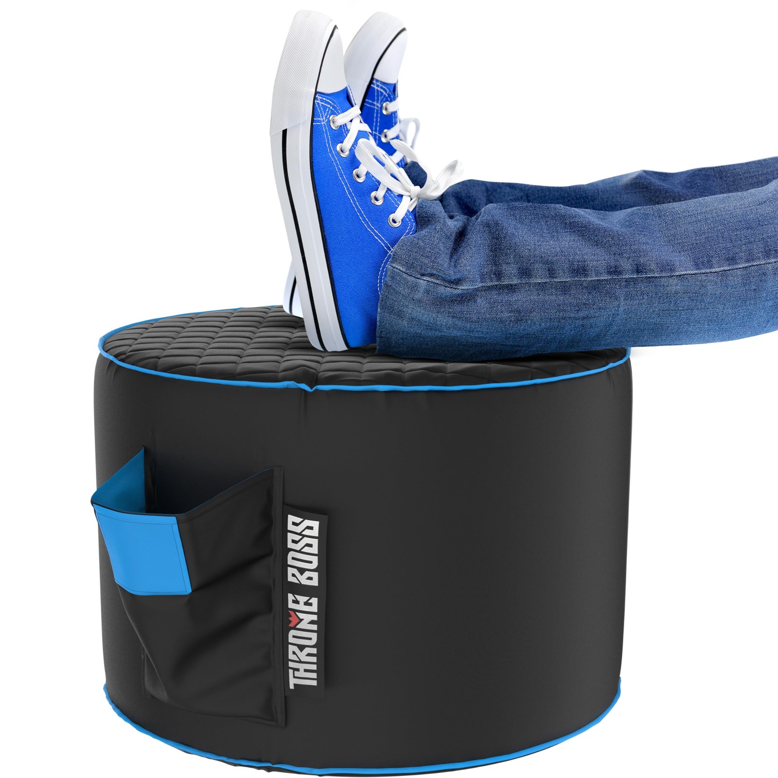 Gaming Footstool - Cover ONLY No Filling - Matching Bean Bag Chair Pouf/Ottom...