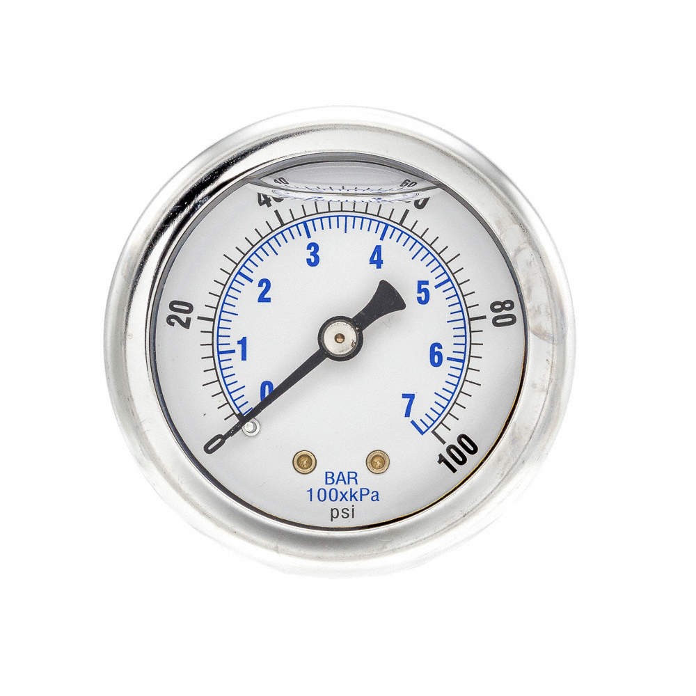 PIC GAUGES 202L-208E Pressure Gauge,1/8 in. NPT,2 in. 20TW16