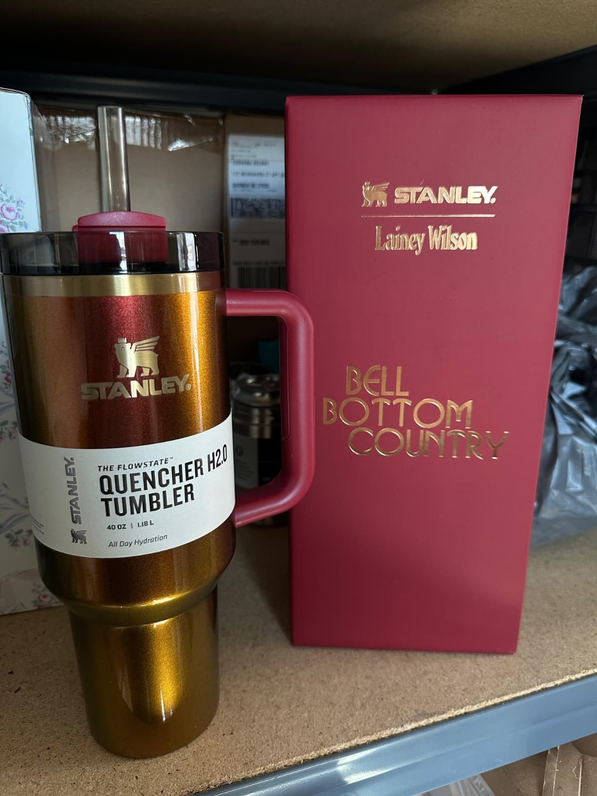 Stanley Tumbler Lainey Wilson Country Gold Limited Edition 40oz