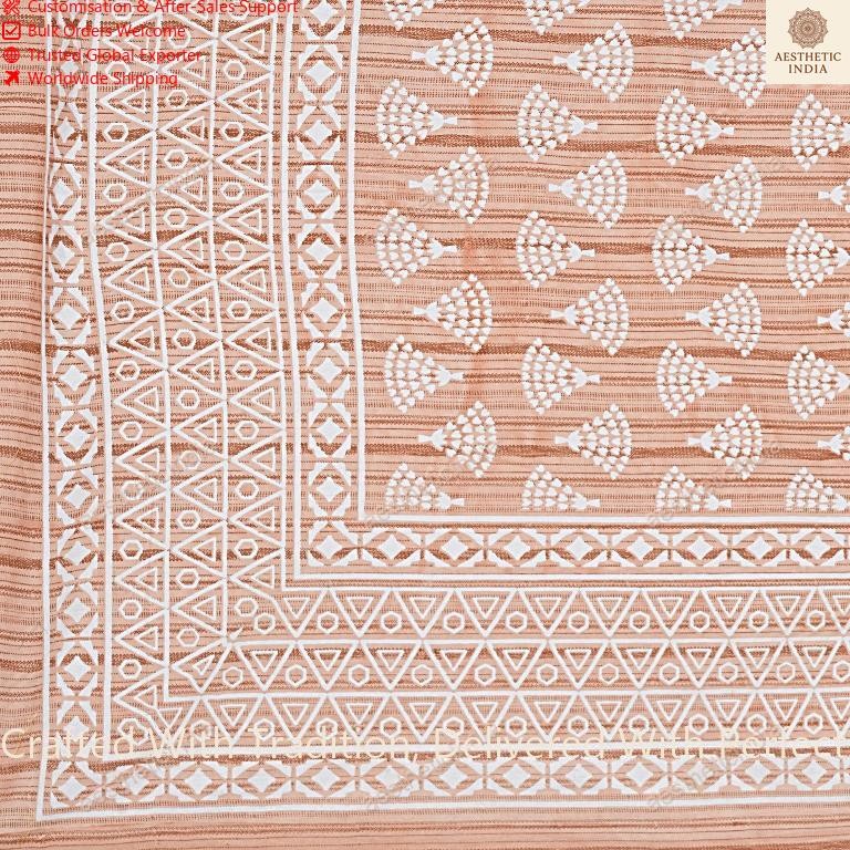 Double Size Sheet Mandala Bedsheet With 2 Pillow Cover Doritos Design