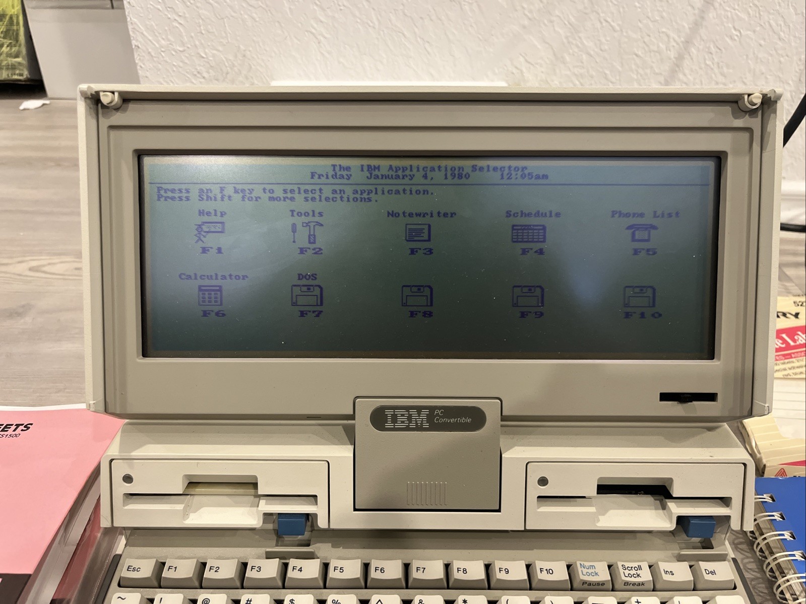 IBM 5140 PC Personal Computer Convertible w/ Printer & Accessories - READ DESC