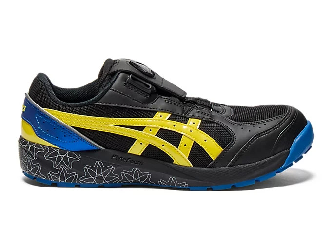 ASICS WINJOB CP229 BOA RR 3 1273A161 001 Black Yellow Safety Shoes