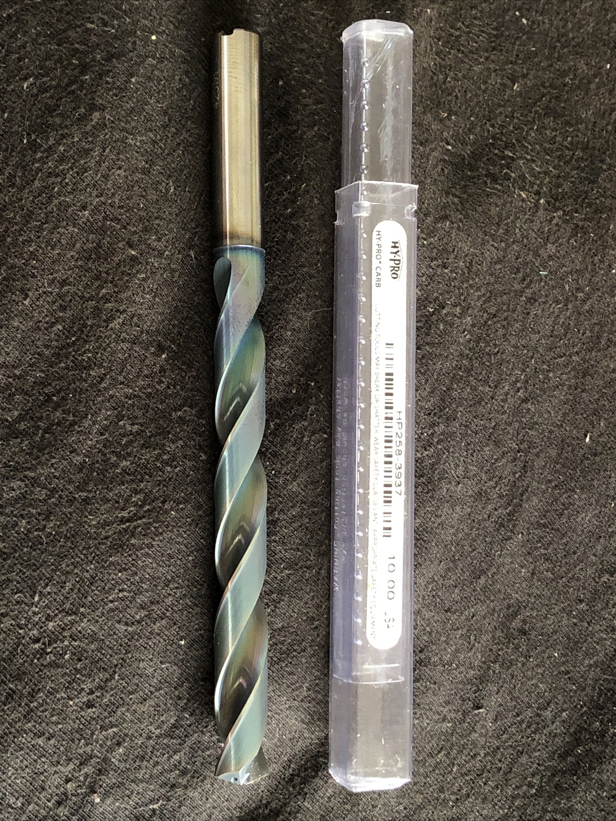 Hy-Pro Carb HYPRO  HP258-3937, 10mm Solid Carbide .3937” Coolant Drill 8xD, USA!