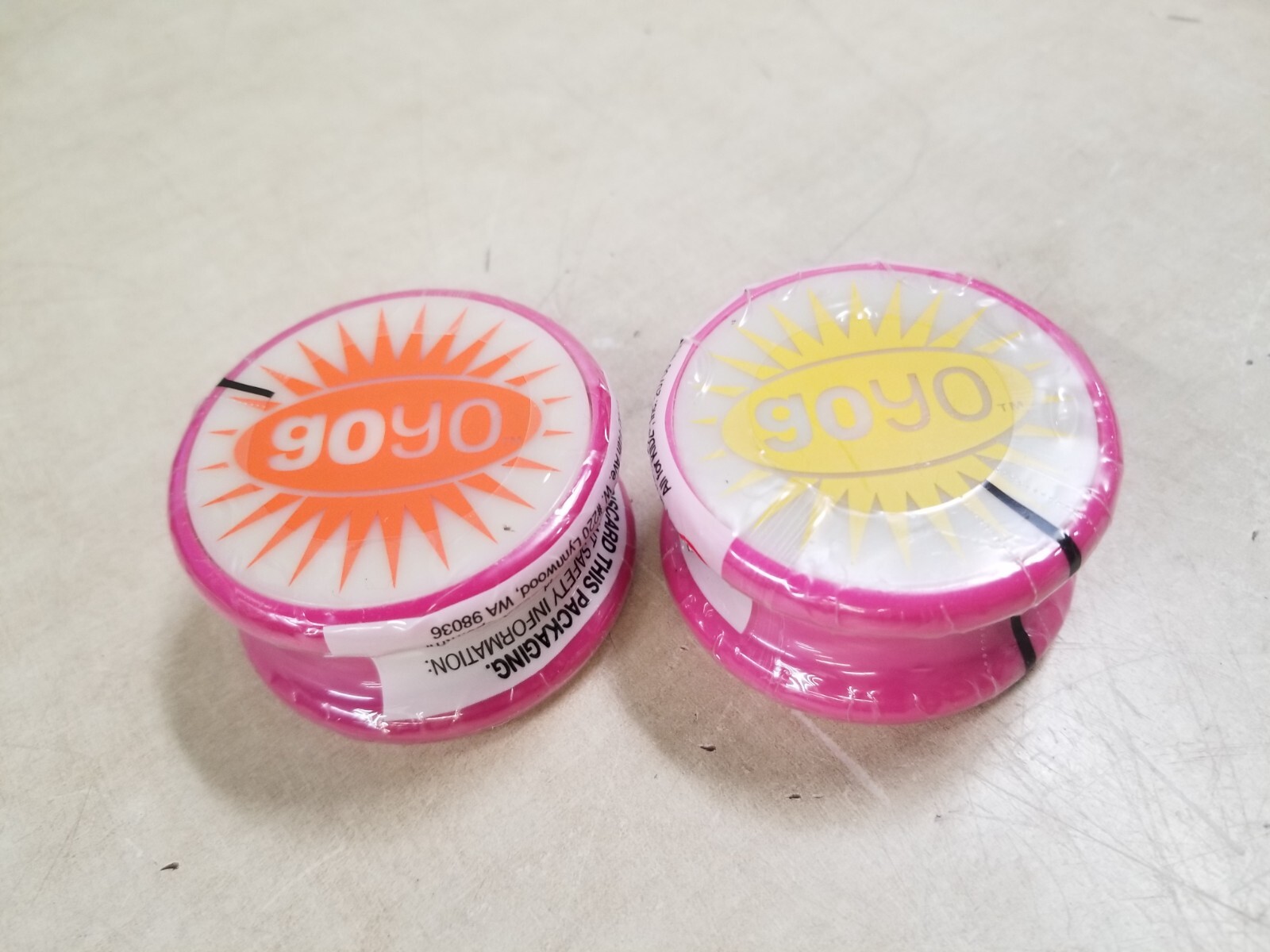 Lot of 2 - GoYo Yo-Yo GO BRAIN YoYo By Ned Kids Pink