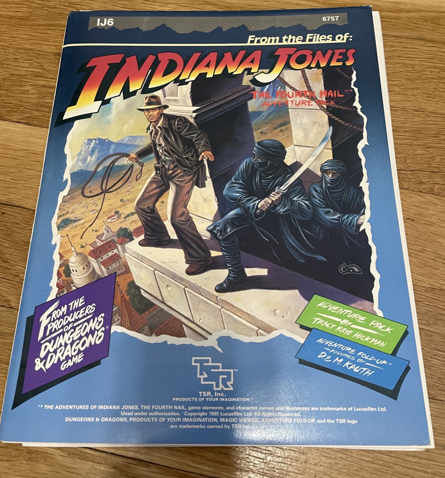 Indiana Jones RPG The Fourth Nail TSR