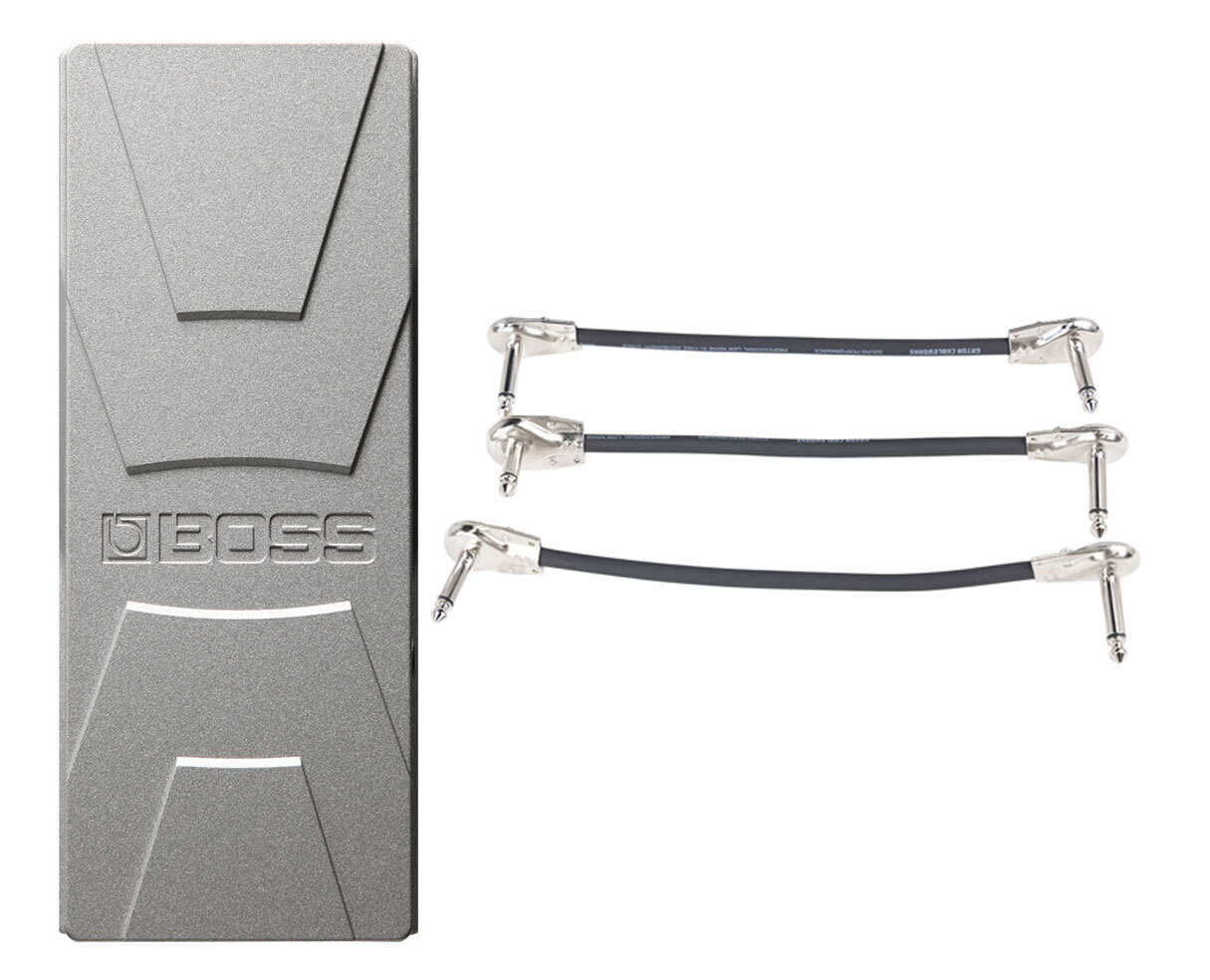 Boss FV-30H Foot Volume - high impedance + Gator Patch Cable 3 Pack