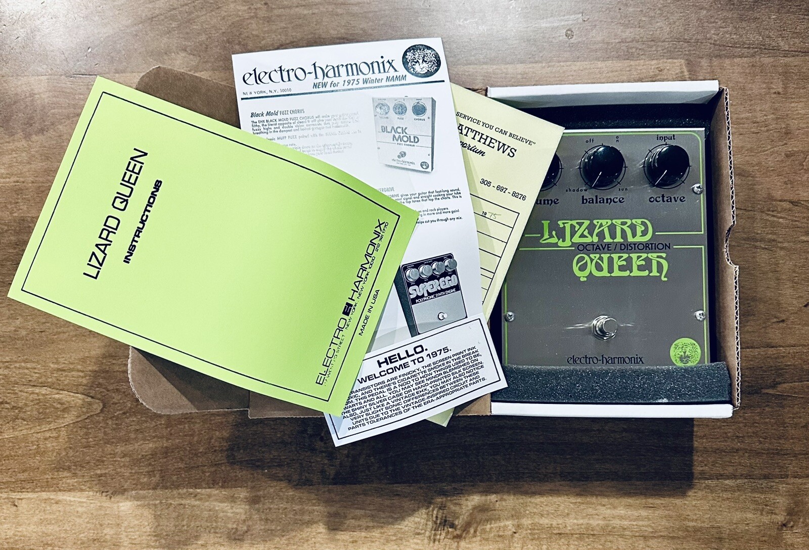 Electro-Harmonix / JHS Big Box Lizard Queen Octave Fuzz / Distortion 2023