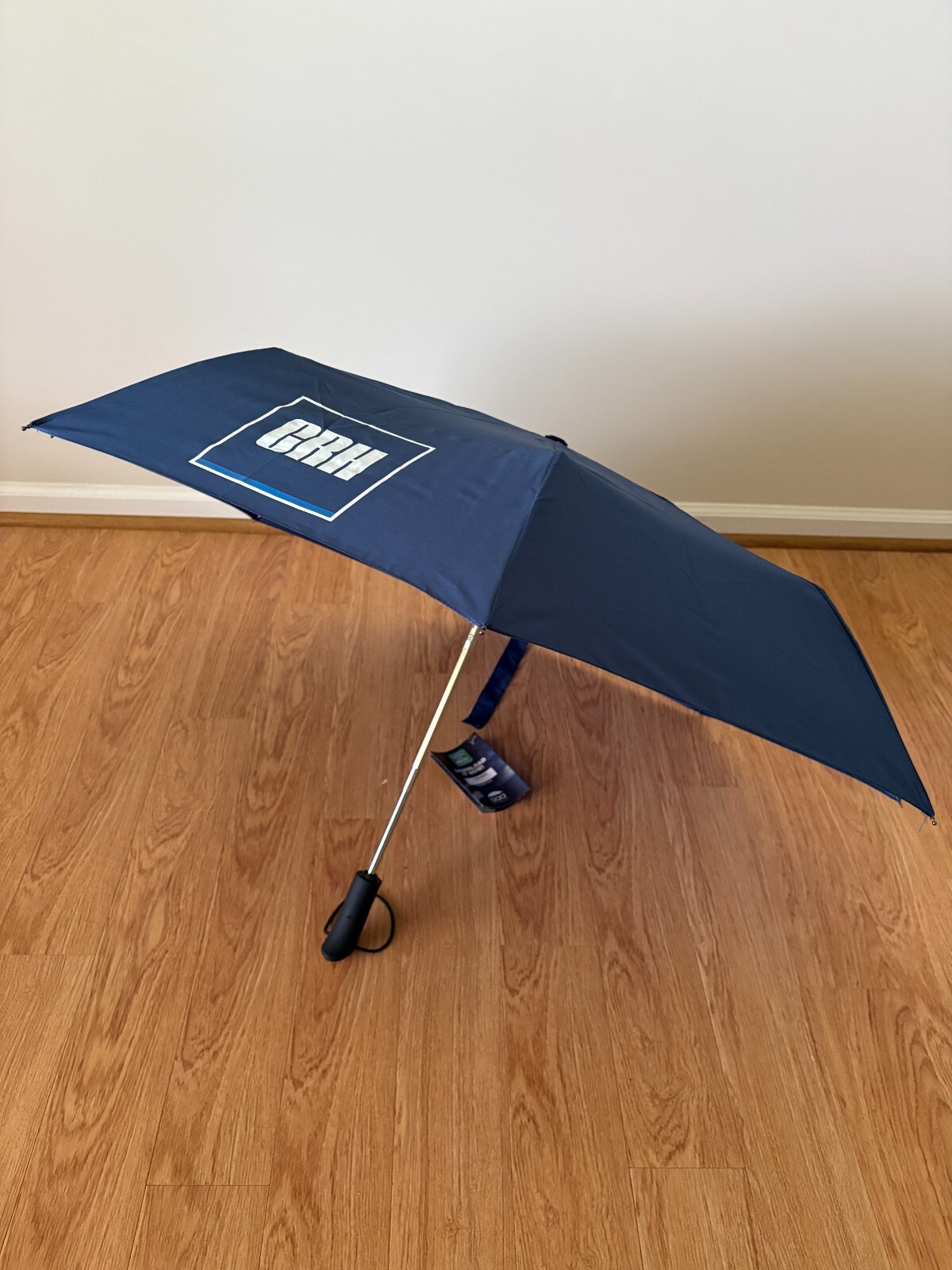 AAA Innovations Rain Alertz Powered Umbrella Blue New